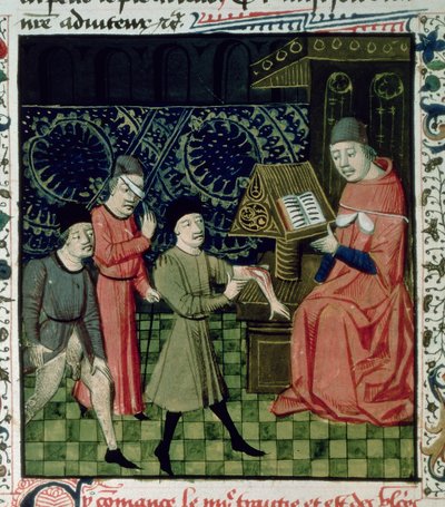 Fr 396 f.66 La clinica del chirurgo, di Guy de Chauliac da French School